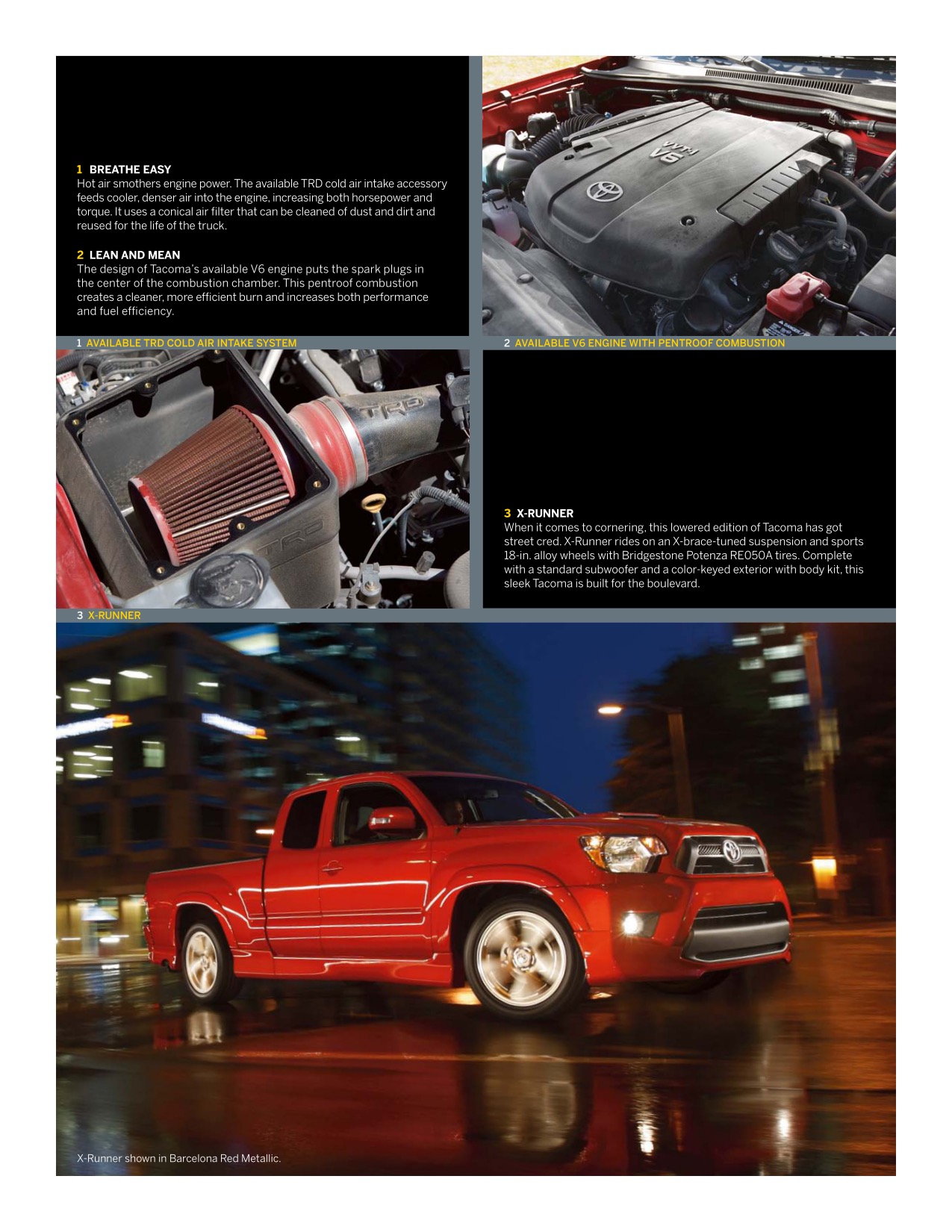 2012 Toyota Tacoma Brochure Page 2